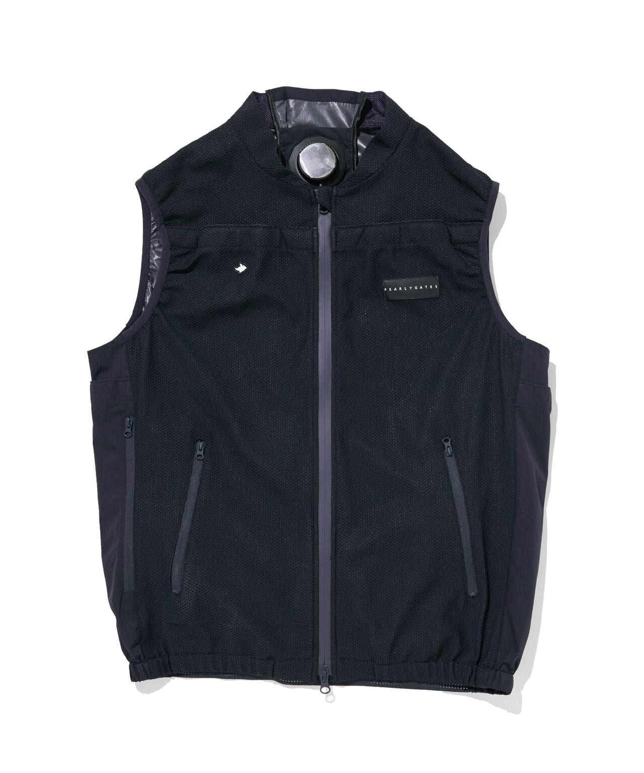 ファン&ペルチェ付きディンプルメッシュストレッチラミネート