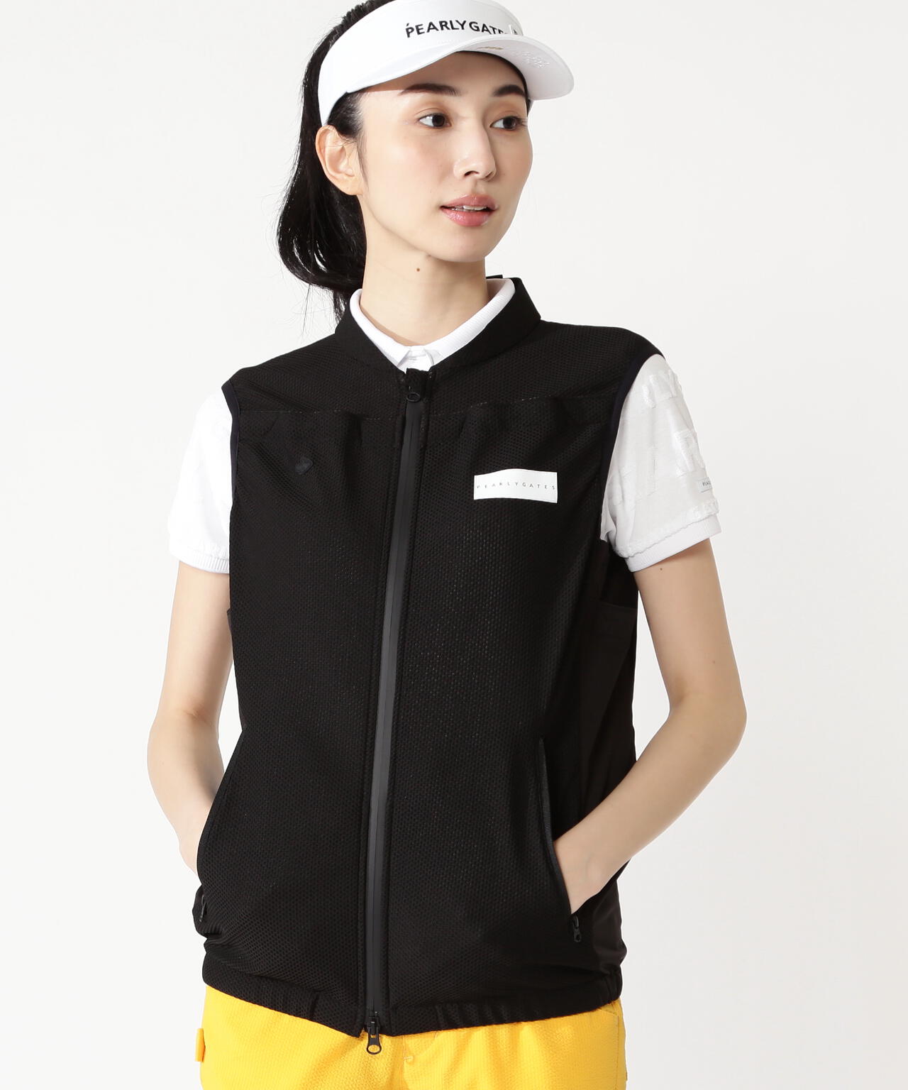 【公式オンライン限定】ファン&ペルチェ付きディンプルメッシュストレッチラミネートベスト(LADIES)
