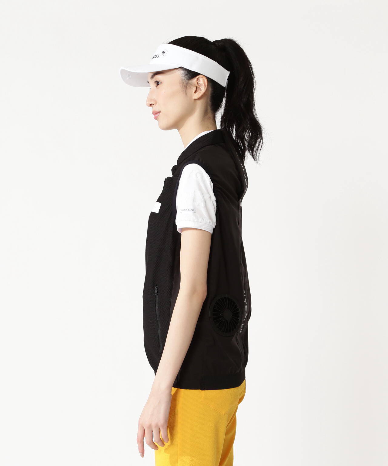 【公式オンライン限定】ファン&ペルチェ付きディンプルメッシュストレッチラミネートベスト(LADIES)