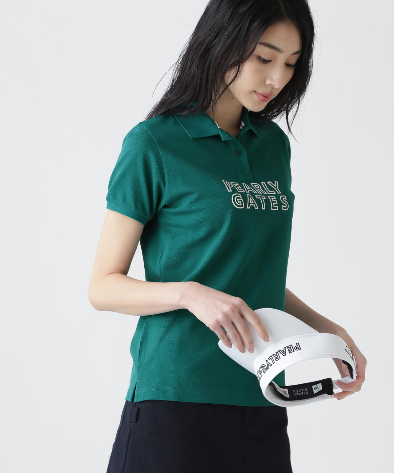 【PG is PG】 表カノコ半袖ポロシャツ