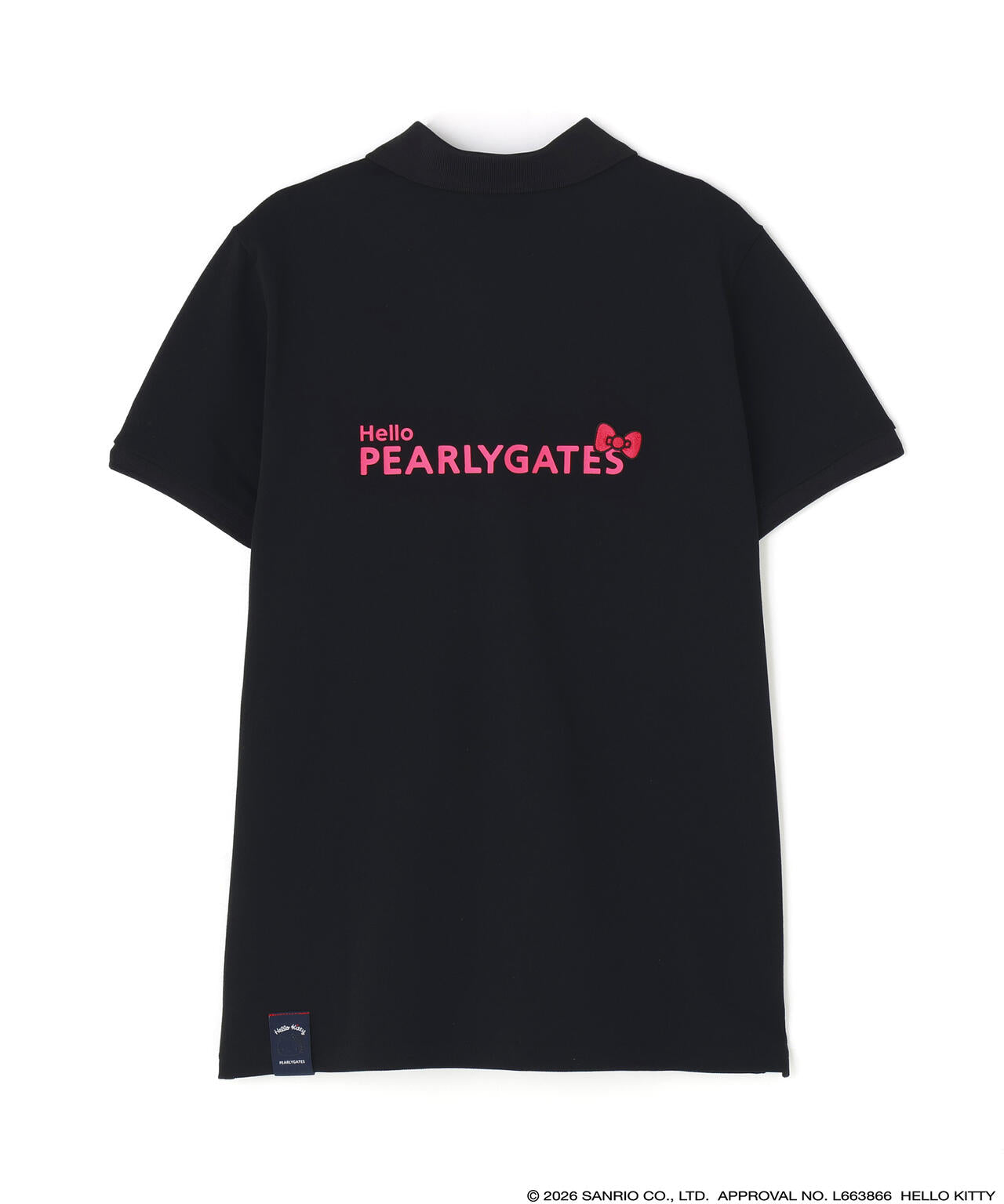 【公式オンライン限定】【Hello Kitty×PEARLY GATES】クアトロセブンカノコ半袖ポロシャツ