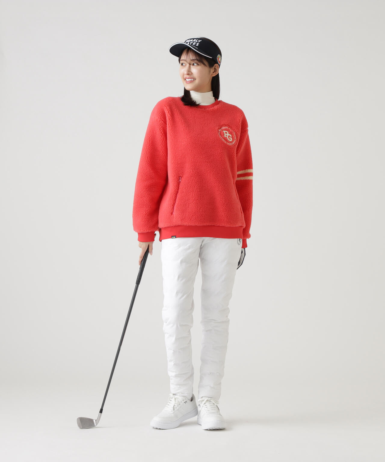 ハイパイルボアパネルJQクルーネックカットソー