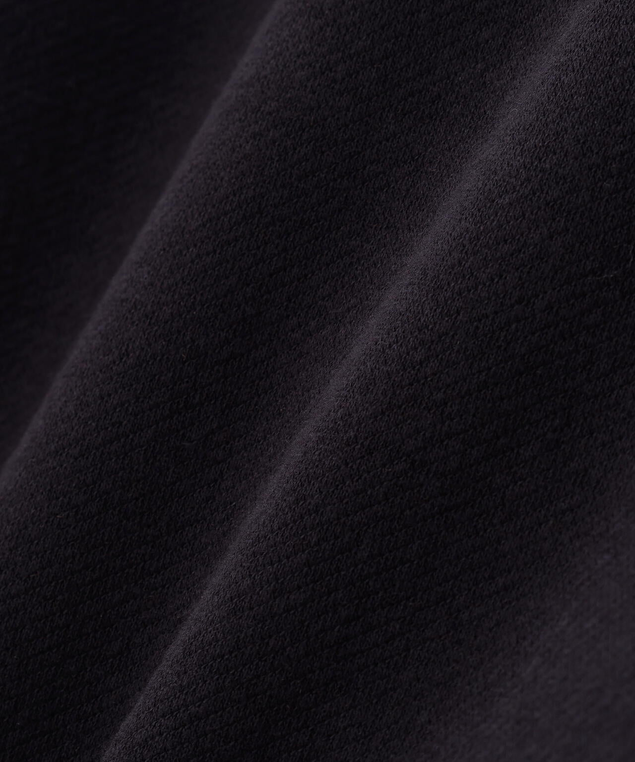 ツイル裏毛スウェットハーフジップアップ