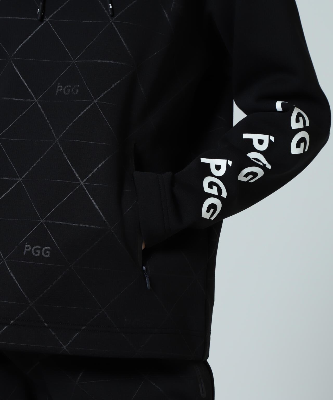 【PGG】ストレッチKARUISHIフーディプルオーバー (LADIES)