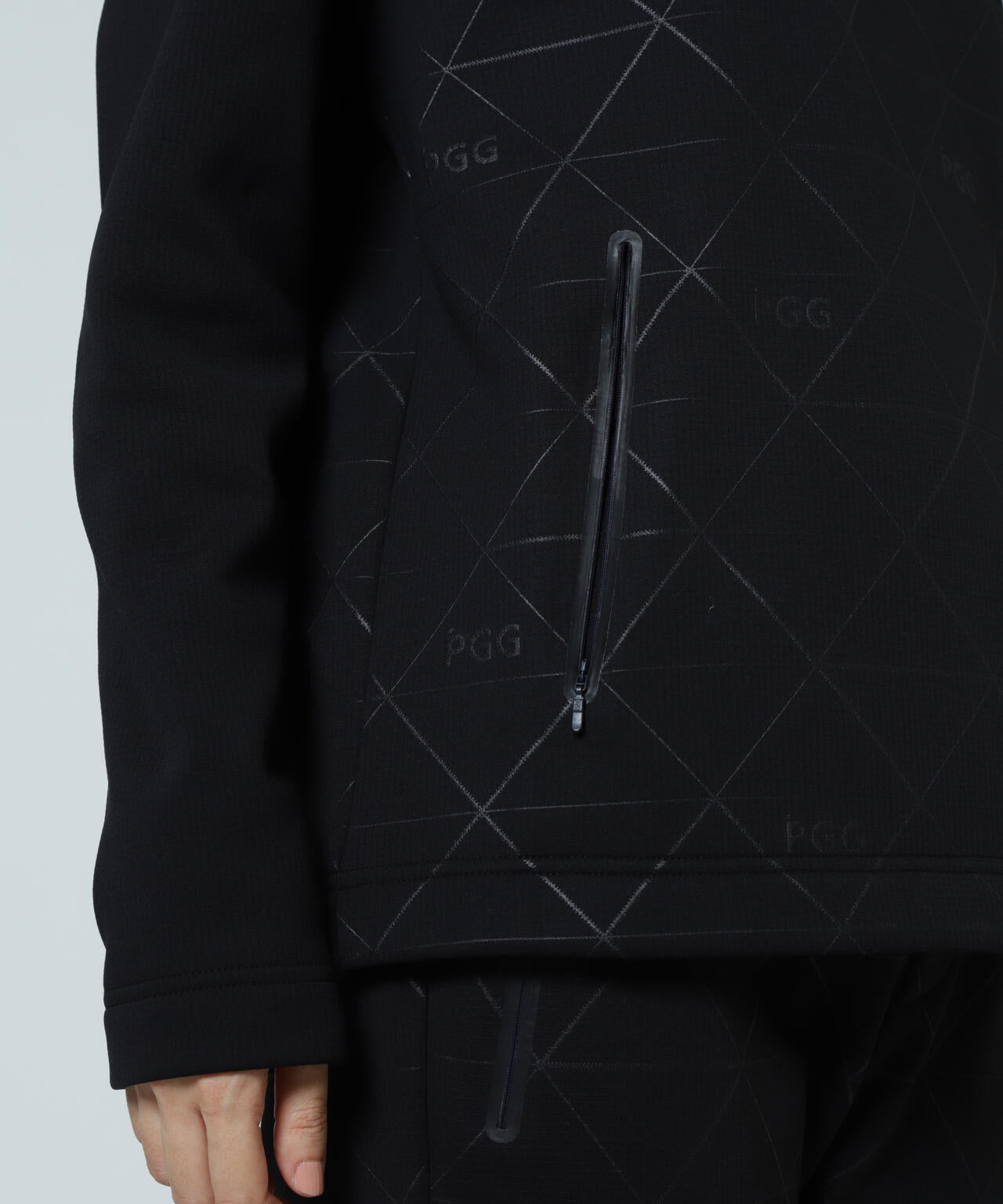 【PGG】ストレッチKARUISHIフーディプルオーバー (LADIES)