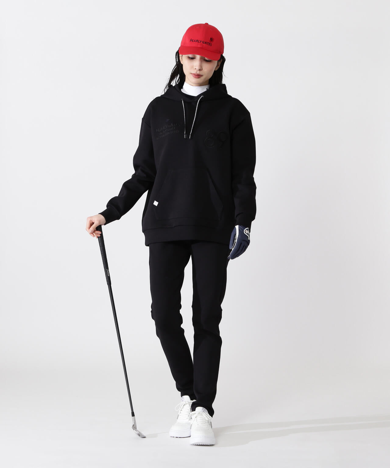 T/Cストレッチダンボールフーディプルオーバー