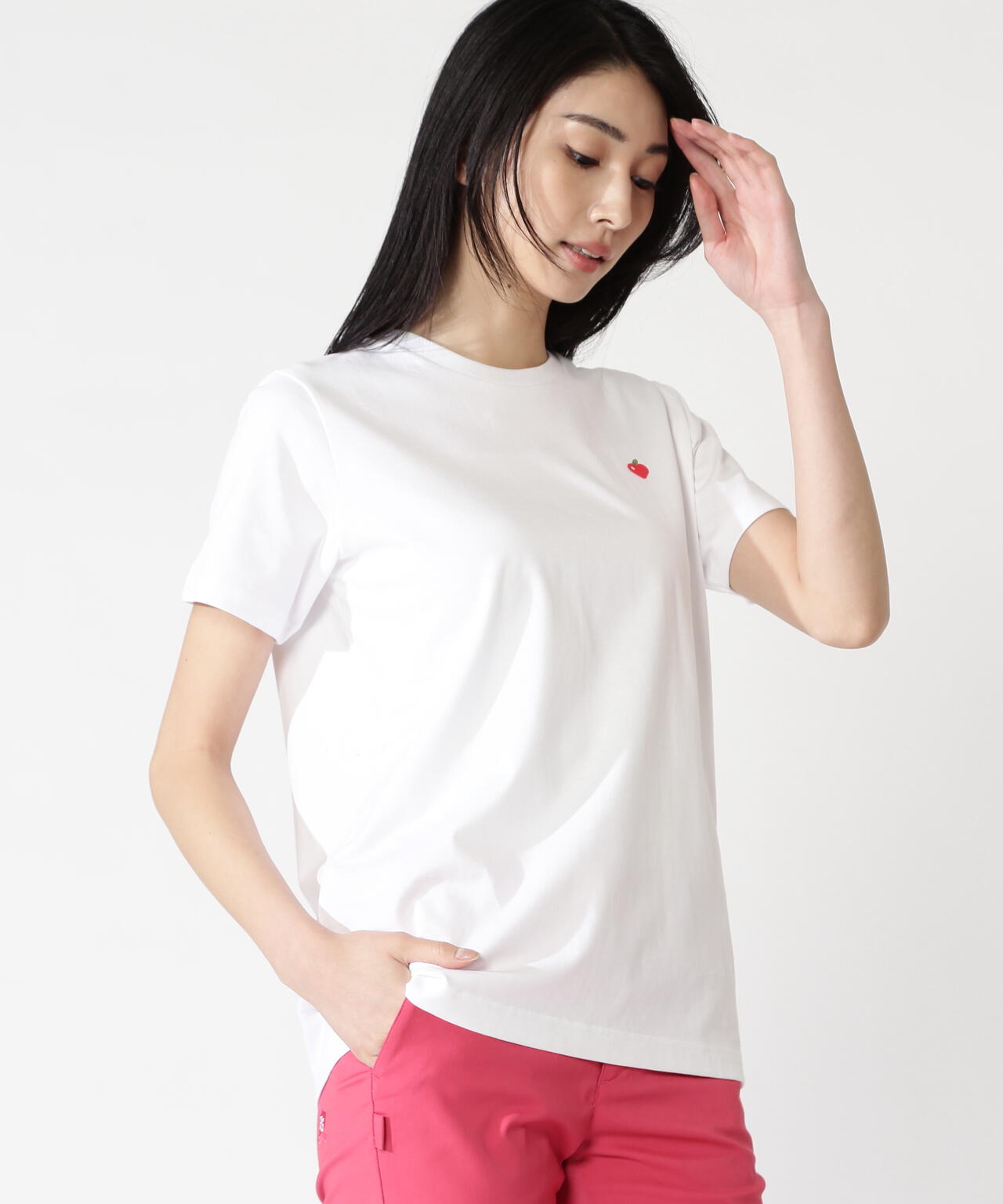 40/2天竺グレース加工半袖Tシャツ