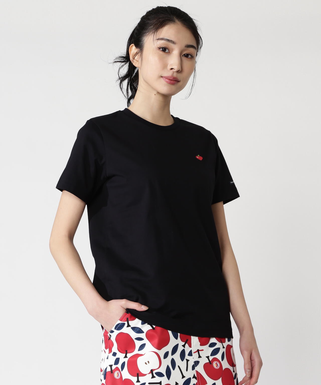 40/2天竺グレース加工半袖Tシャツ
