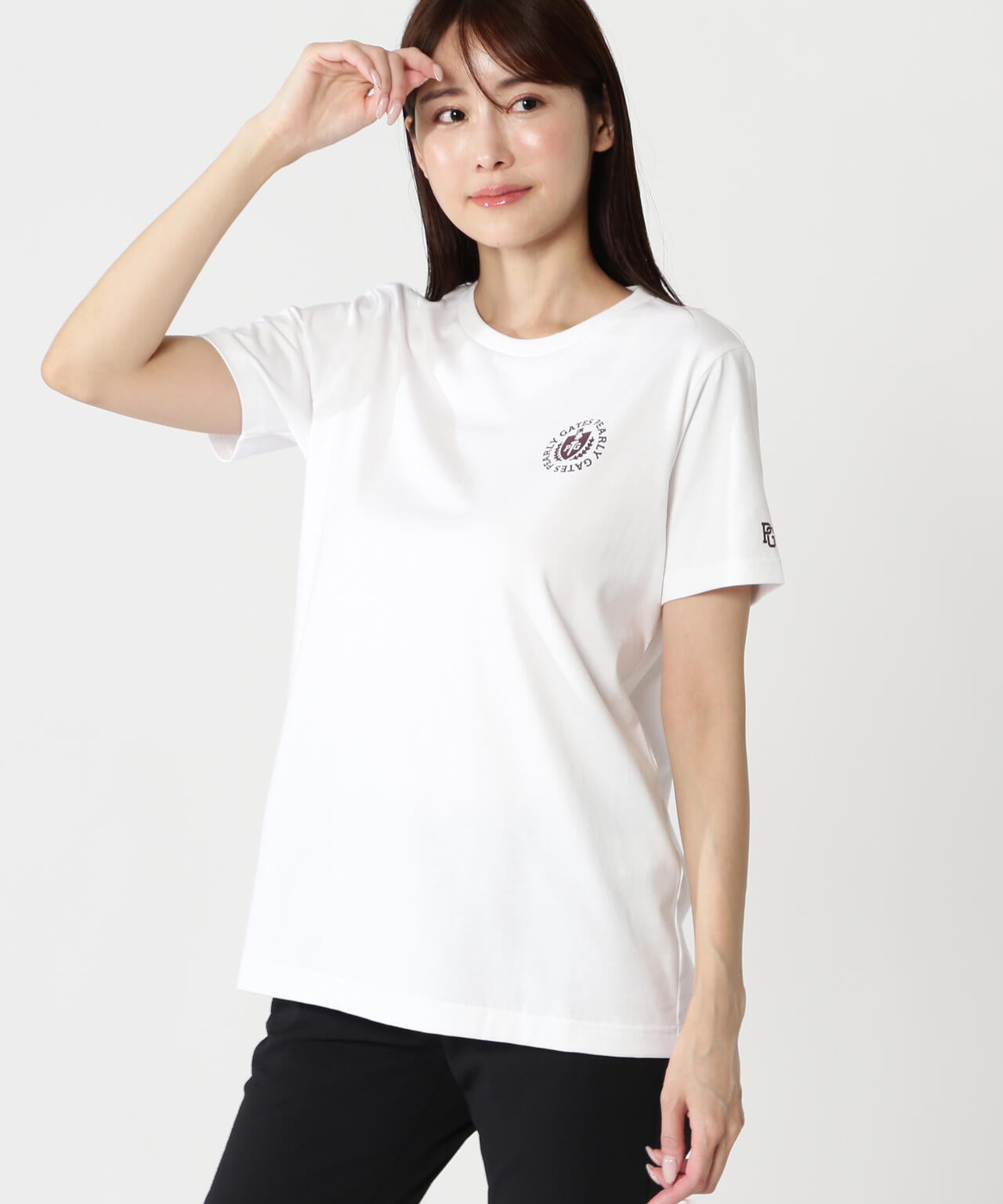 40/2天竺グレース加工半袖Tシャツ