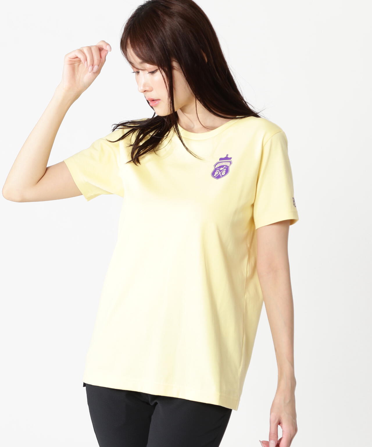 40/2天竺グレース加工半袖Tシャツ