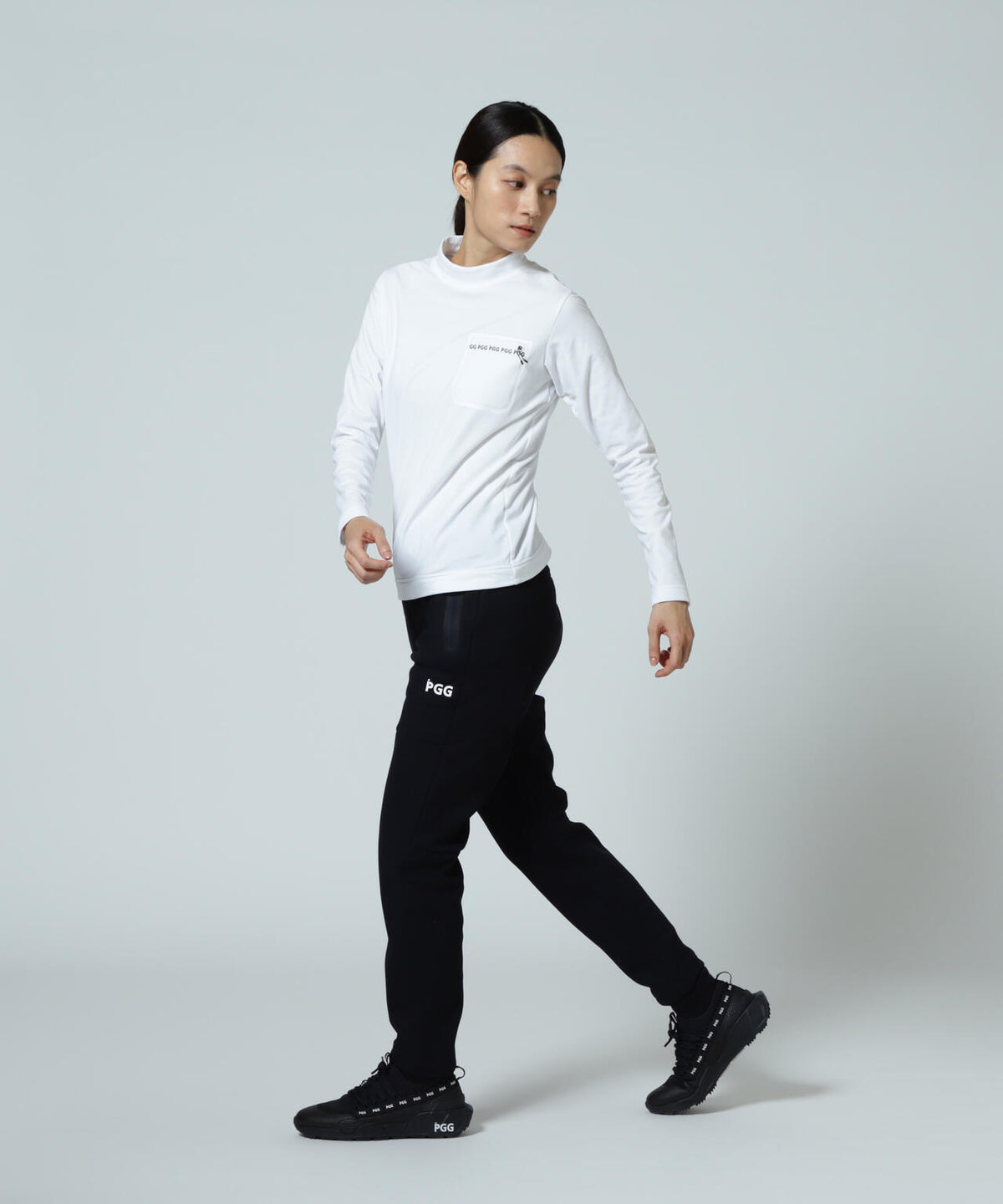 【PGG】【直営店舗&公式オンライン限定】超KARUISHI長袖ハイネックカットソー (LADIES)