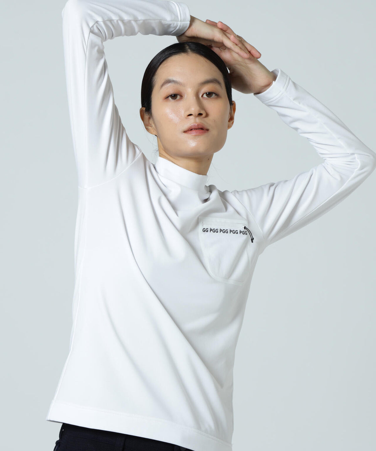 【PGG】【直営店舗&公式オンライン限定】超KARUISHI長袖ハイネックカットソー (LADIES)