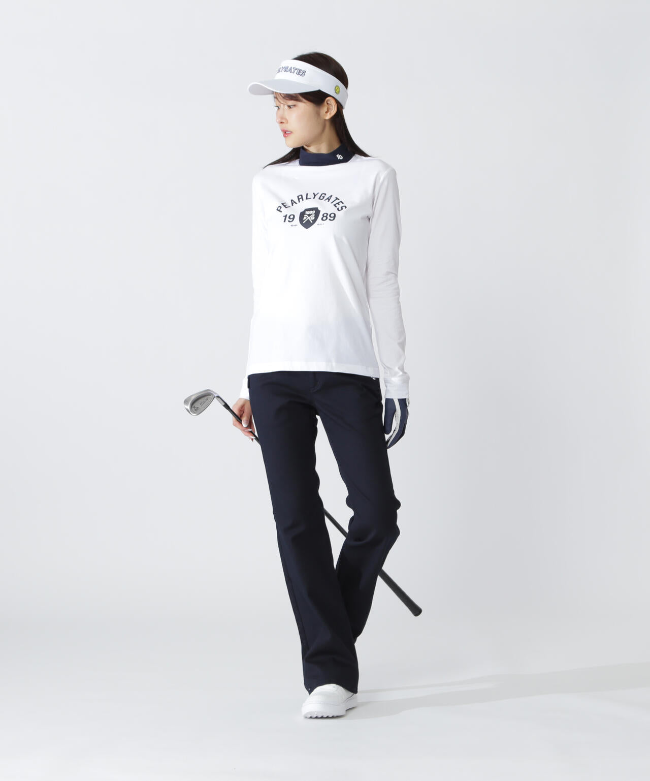 ベアカノコ長袖ハイネックカットソー