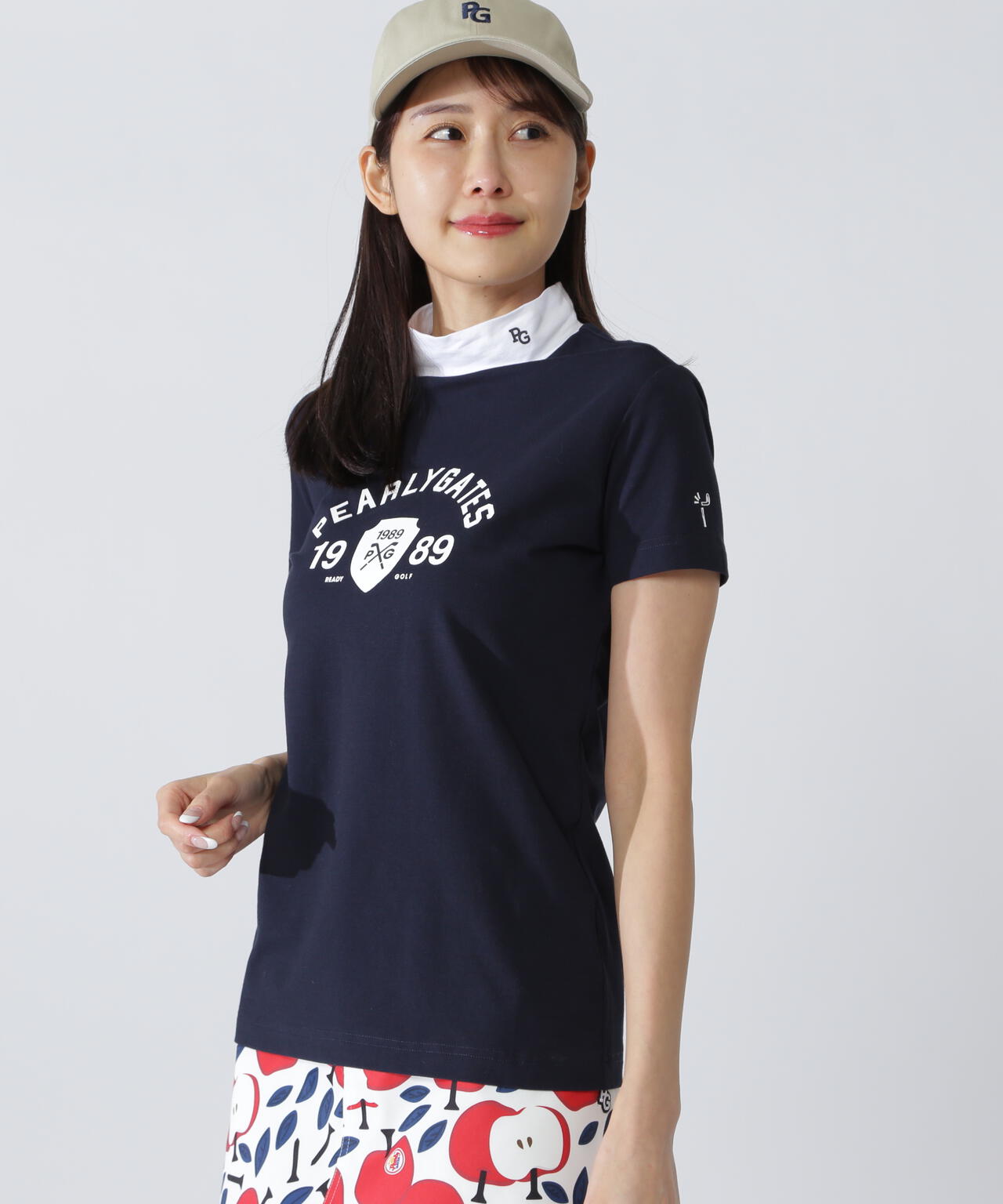 ベアカノコ半袖ハイネックカットソー