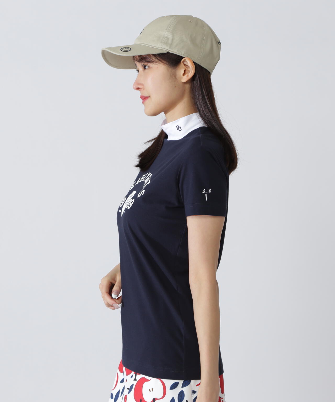 ベアカノコ半袖ハイネックカットソー