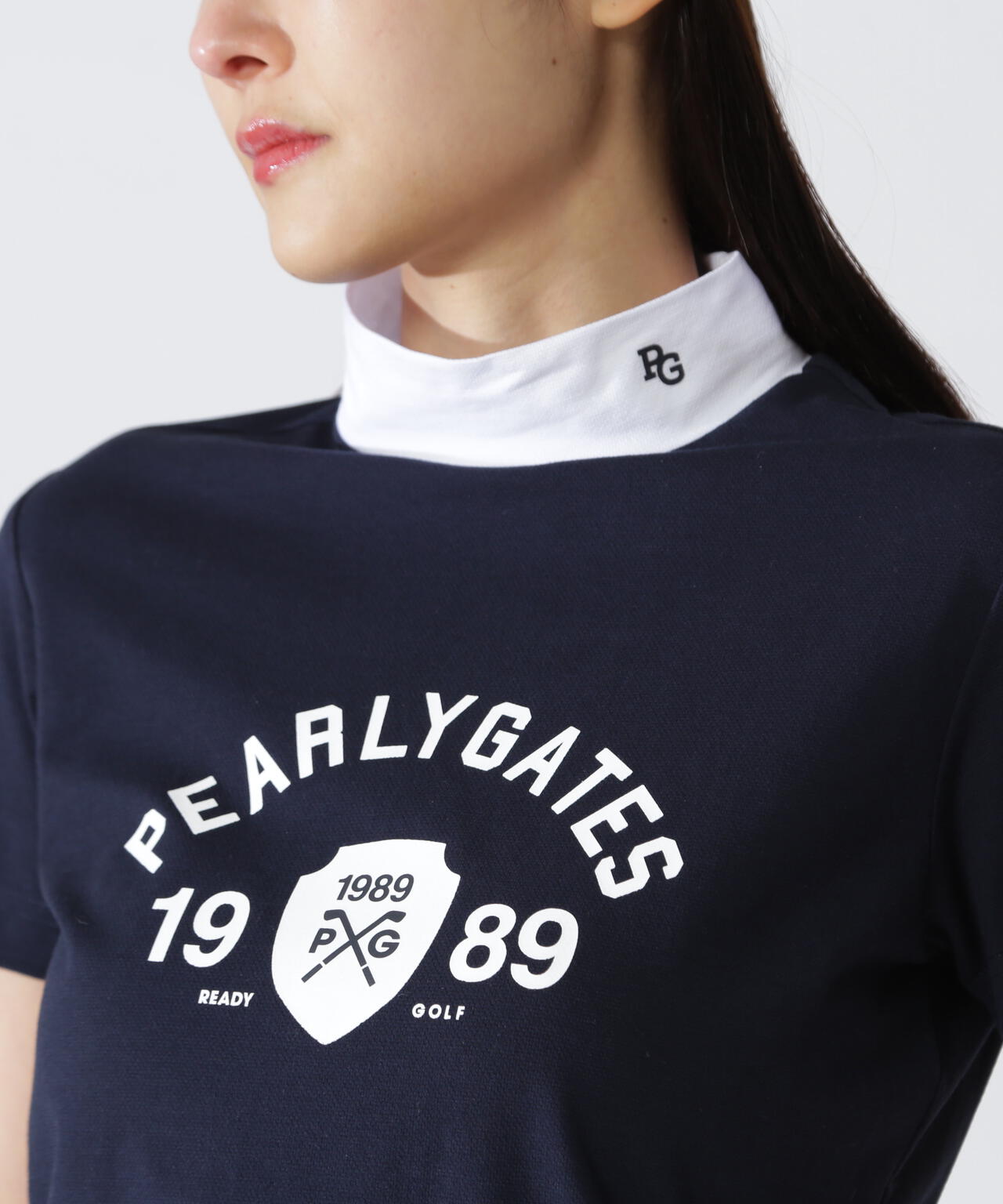 ベアカノコ半袖ハイネックカットソー