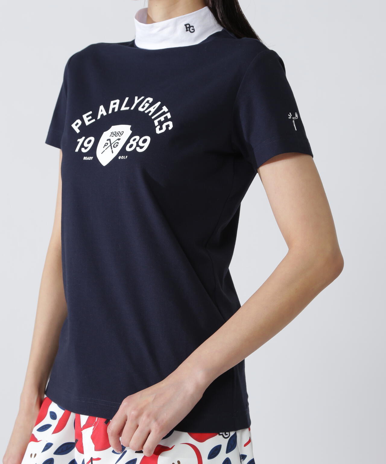 ベアカノコ半袖ハイネックカットソー