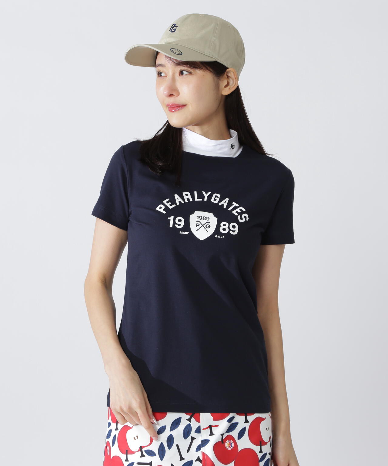 ベアカノコ半袖ハイネックカットソー