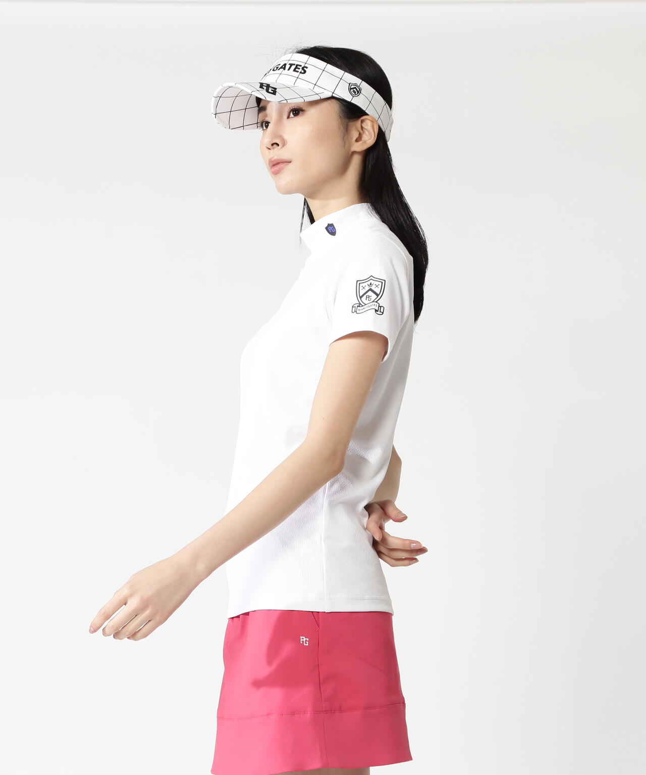 FDエコロジスタ150d×FD40/ベアジャガードUV半袖ハイネックカットソー