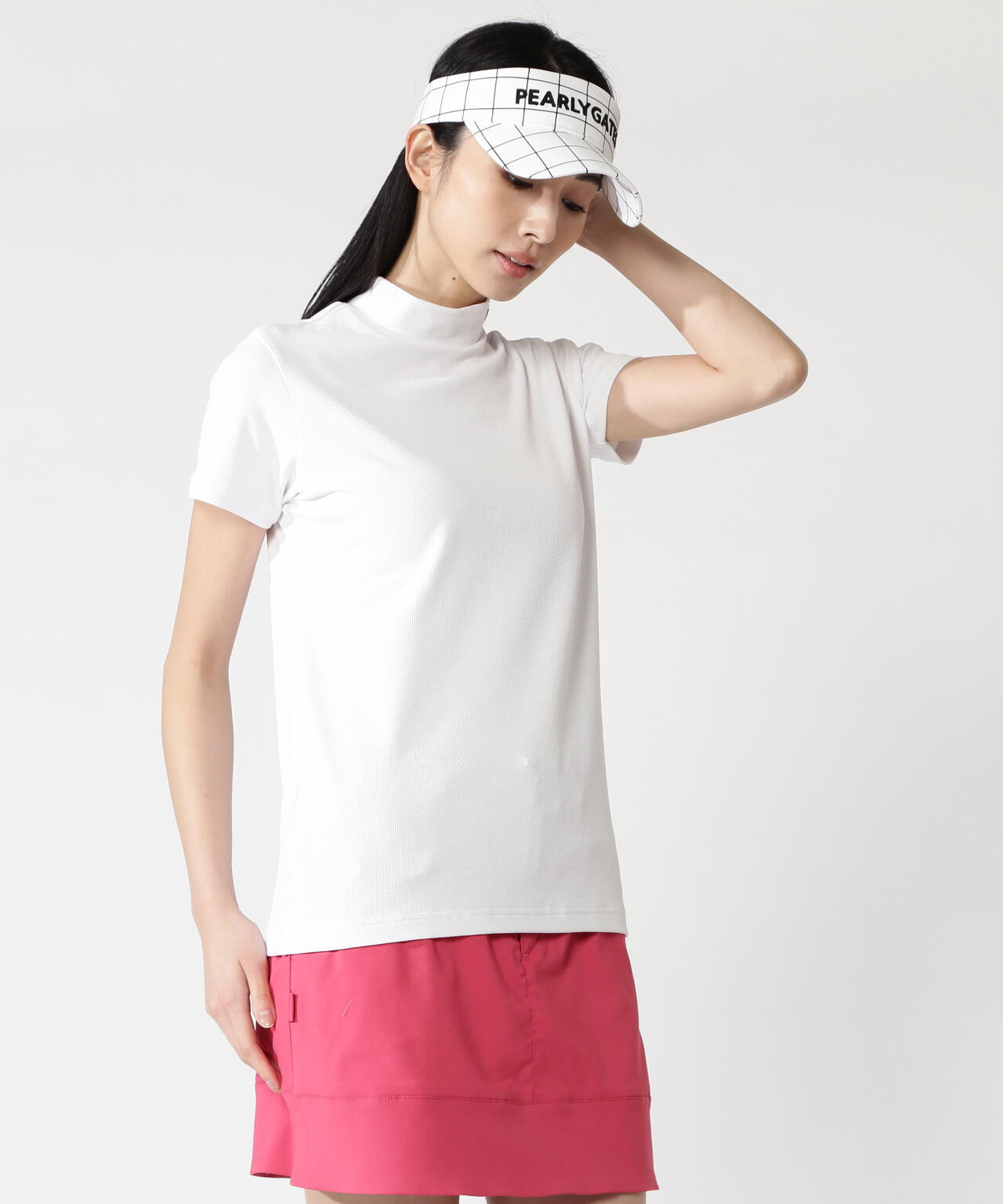 FDエコロジスタ150d×FD40/ベアジャガードUV半袖ハイネックカットソー