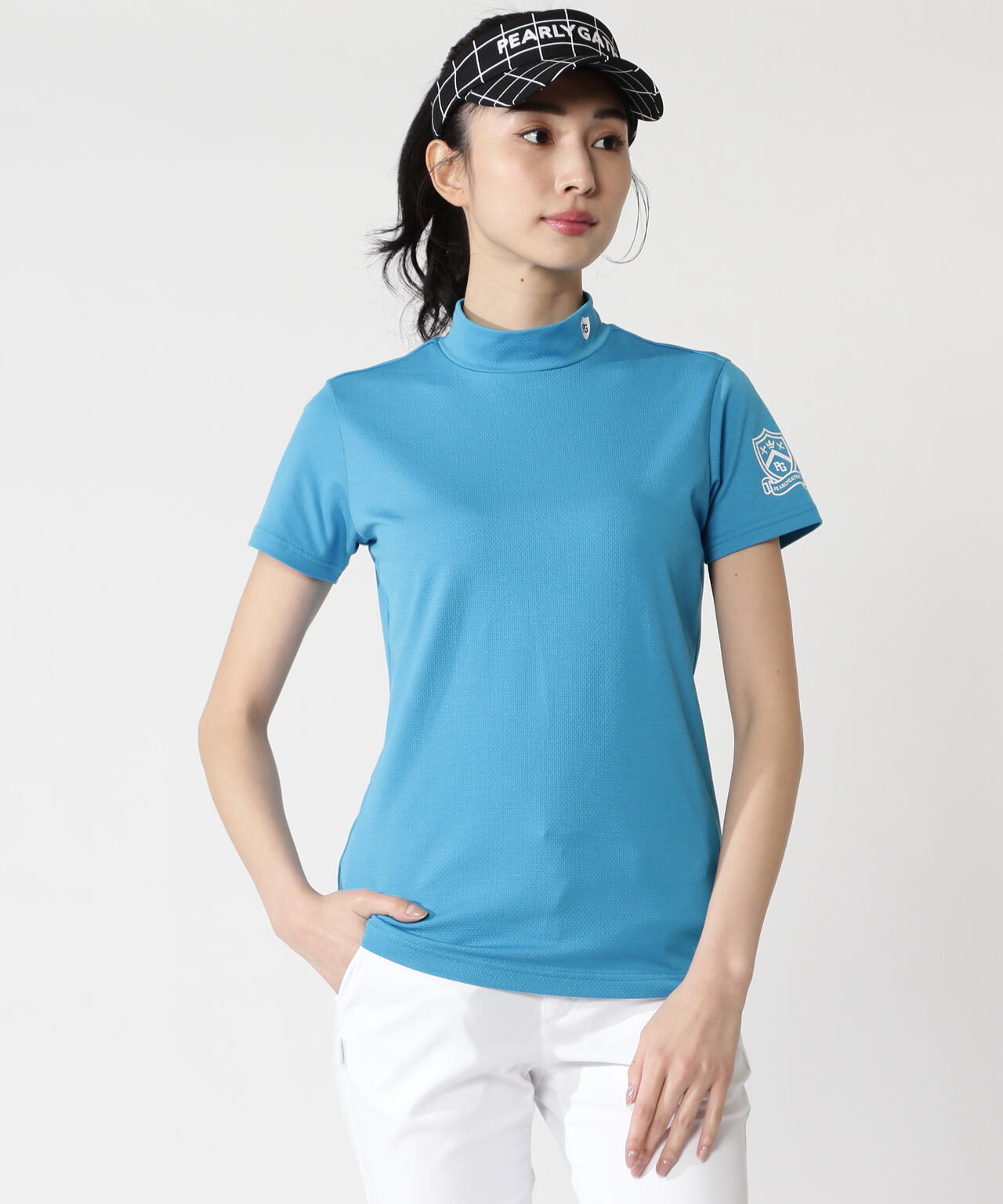 FDエコロジスタ150d×FD40/ベアジャガードUV半袖ハイネックカットソー