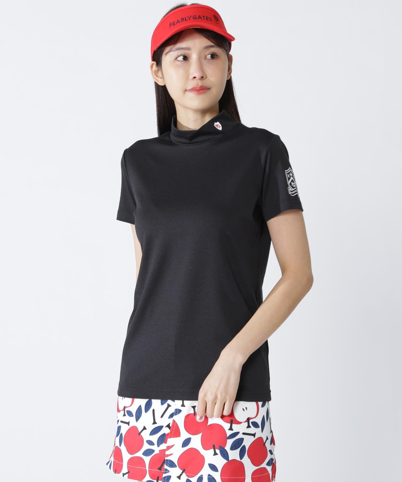 FDエコロジスタ150d×FD40/ベアジャガードUV半袖ハイネックカットソー