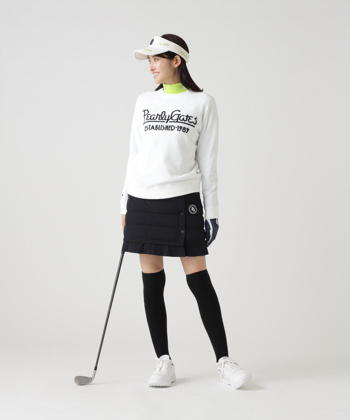 裏付きクルーネックニットプルオーバー