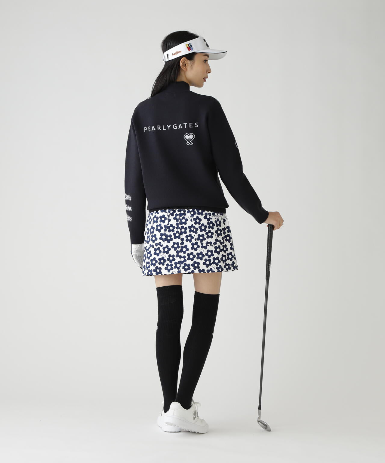 14GダブルJQ×ワッペン風ハイネックニットプルオーバー