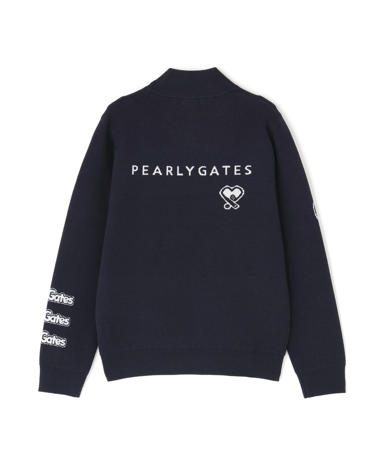 14GダブルJQ×ワッペン風ハイネックニットプルオーバー