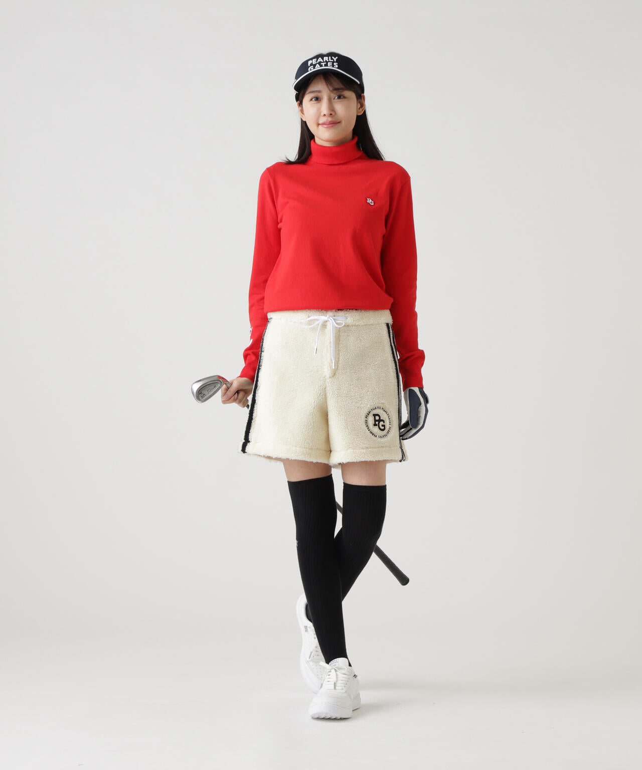 カシミヤタッチタートルネックニットプルオーバー