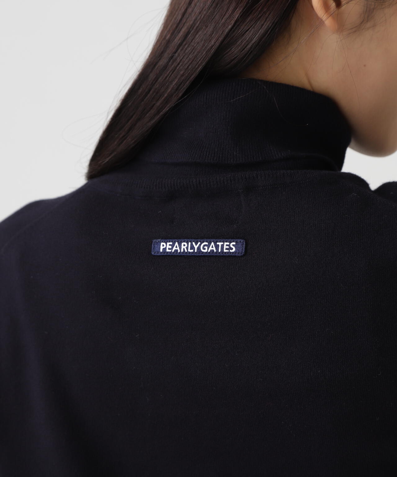 カシミヤタッチタートルネックニットプルオーバー