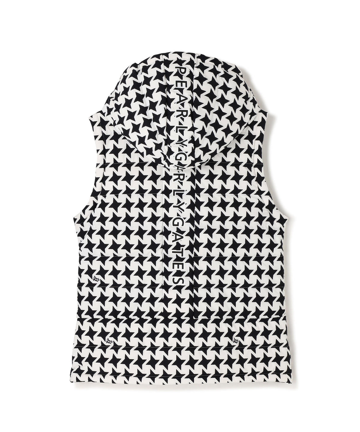 Nyメカニカルストレッチダウンフーディブルゾン <手裏剣千鳥柄> (WOMENS)