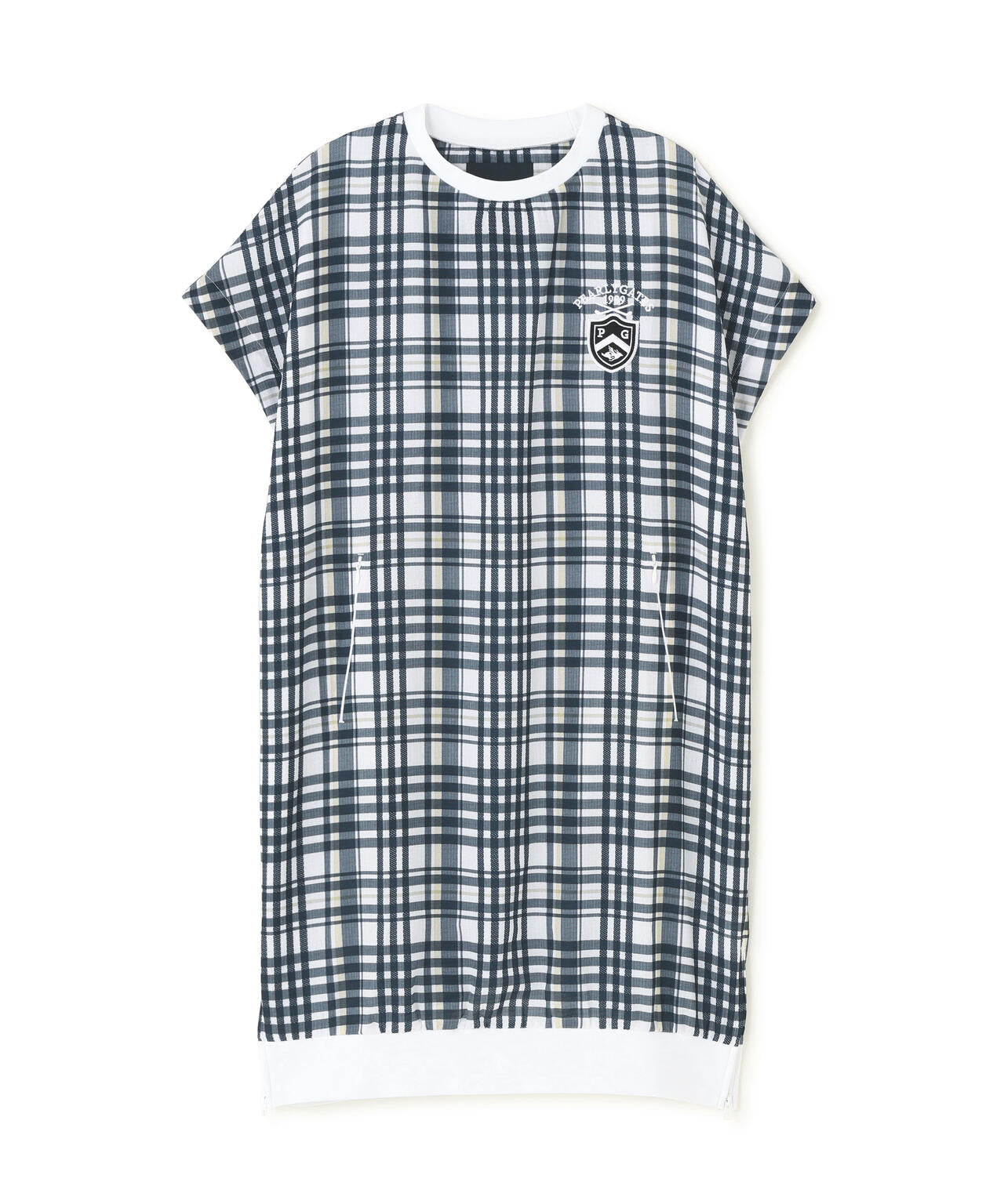 4WAY高通気Wovenフレンチワンピース <チェック柄> (WOMENS)
