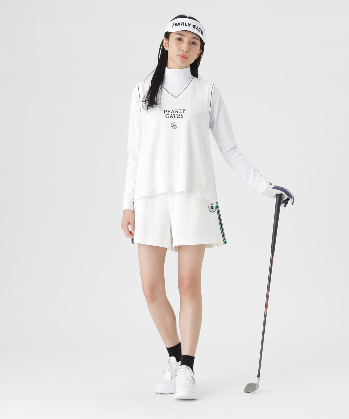 Wハニカムストレッチショートパンツ (WOMENS)