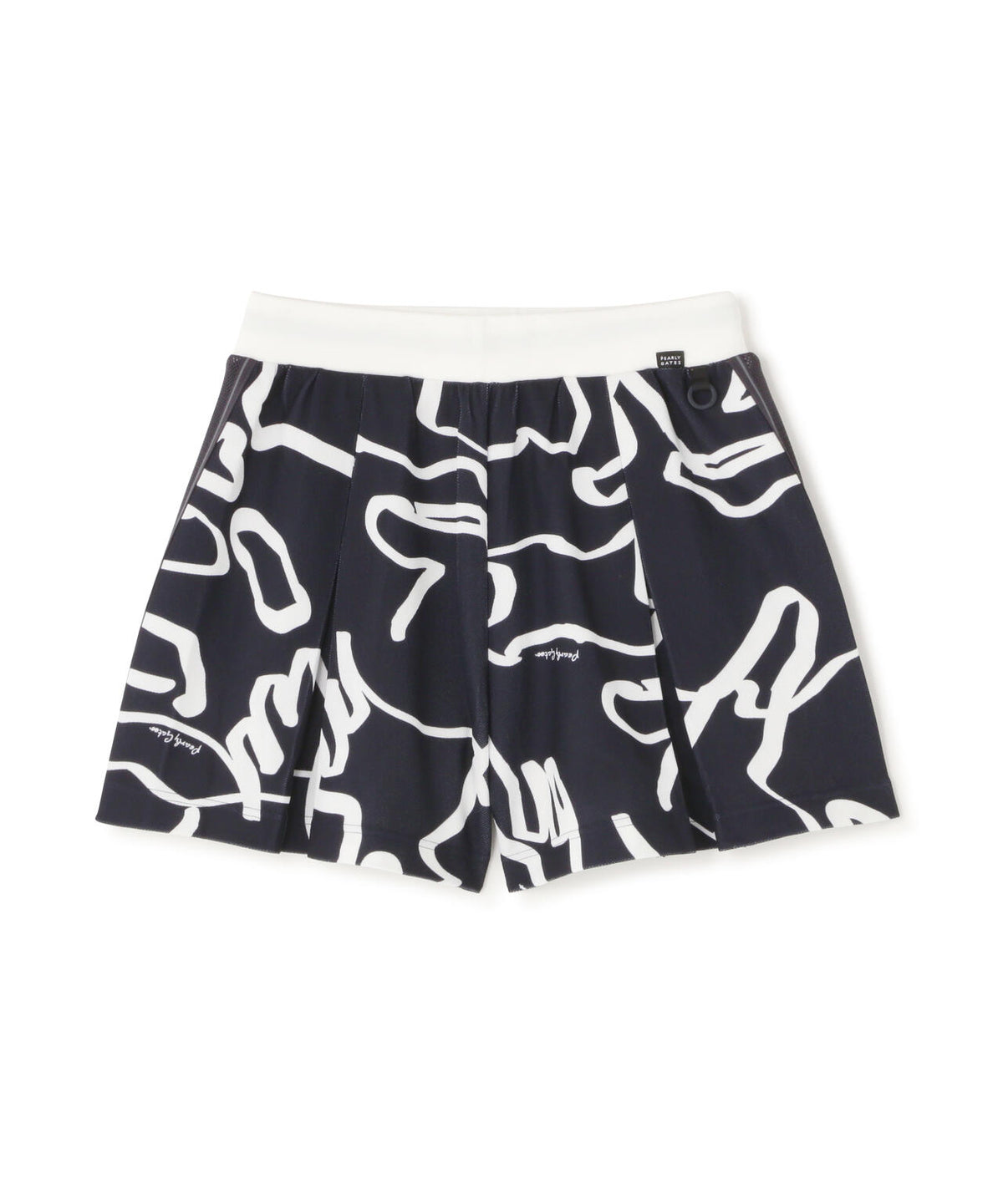 Wハニカムストレッチショートパンツ <変形ウサギ柄> (WOMENS)