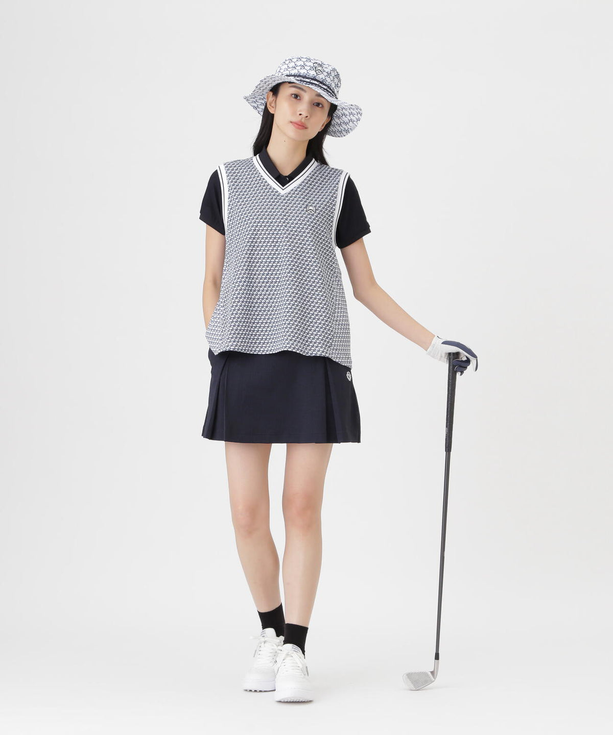 プレイティングベアメッシュスカート (WOMENS)