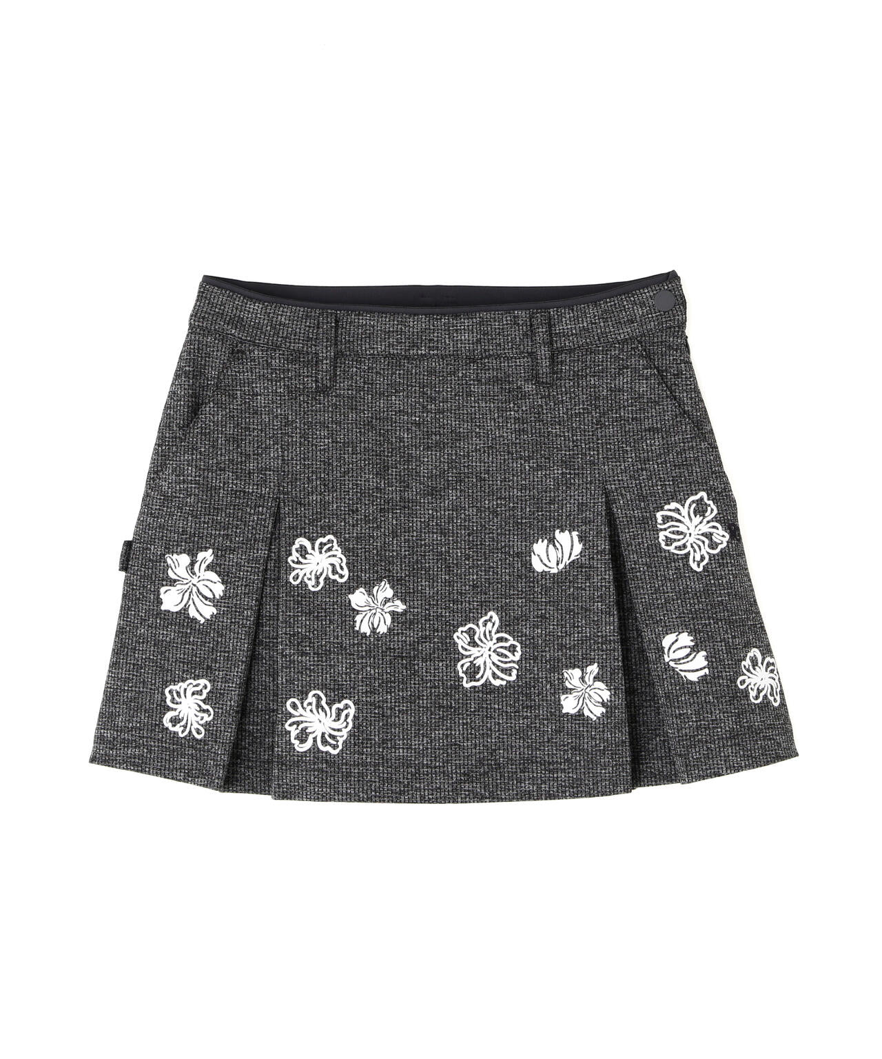 プレイティングベアメッシュスカート <花・変形ウサギ柄> (WOMENS)