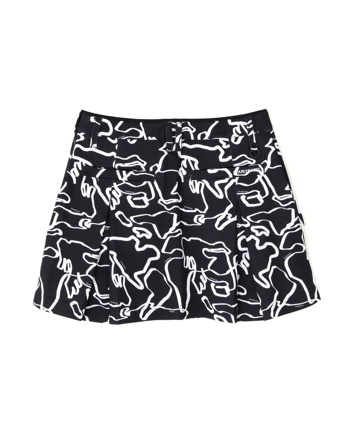 プレイティングベアメッシュスカート <花・変形ウサギ柄> (WOMENS)