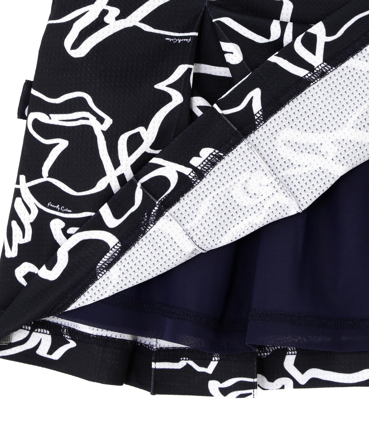 プレイティングベアメッシュスカート <花・変形ウサギ柄> (WOMENS)