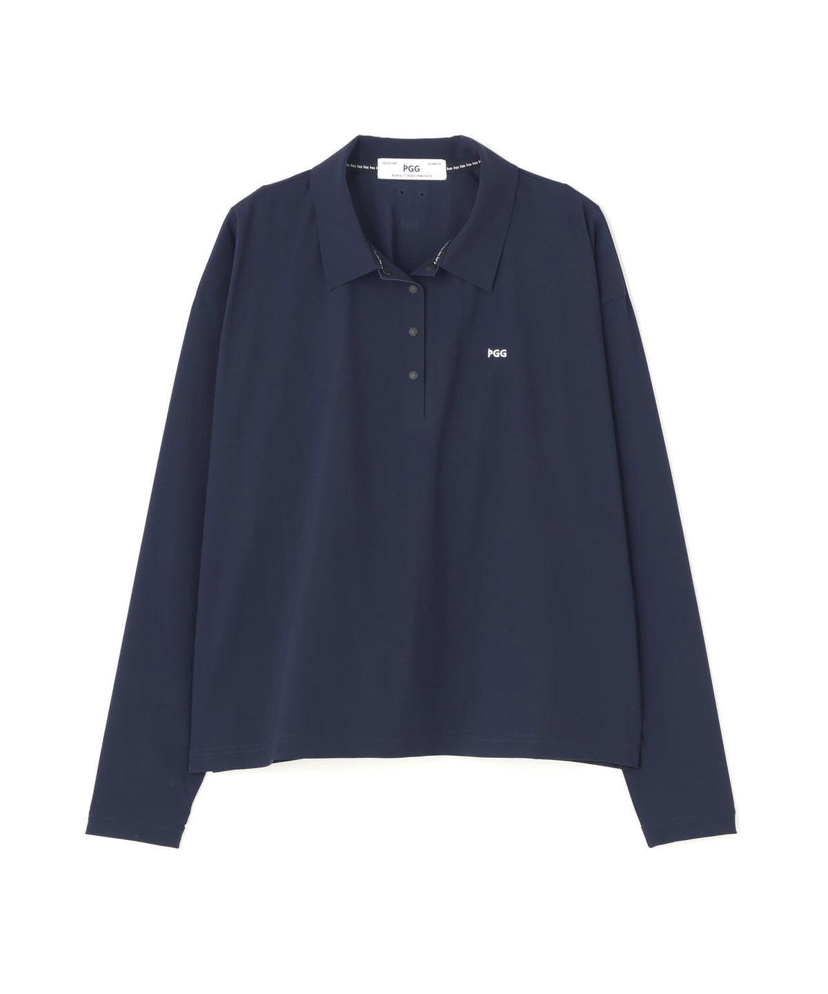 【PGG】【直営店舗&公式オンライン限定】TM ICE トリコット 長袖ポロシャツ (LADIES)