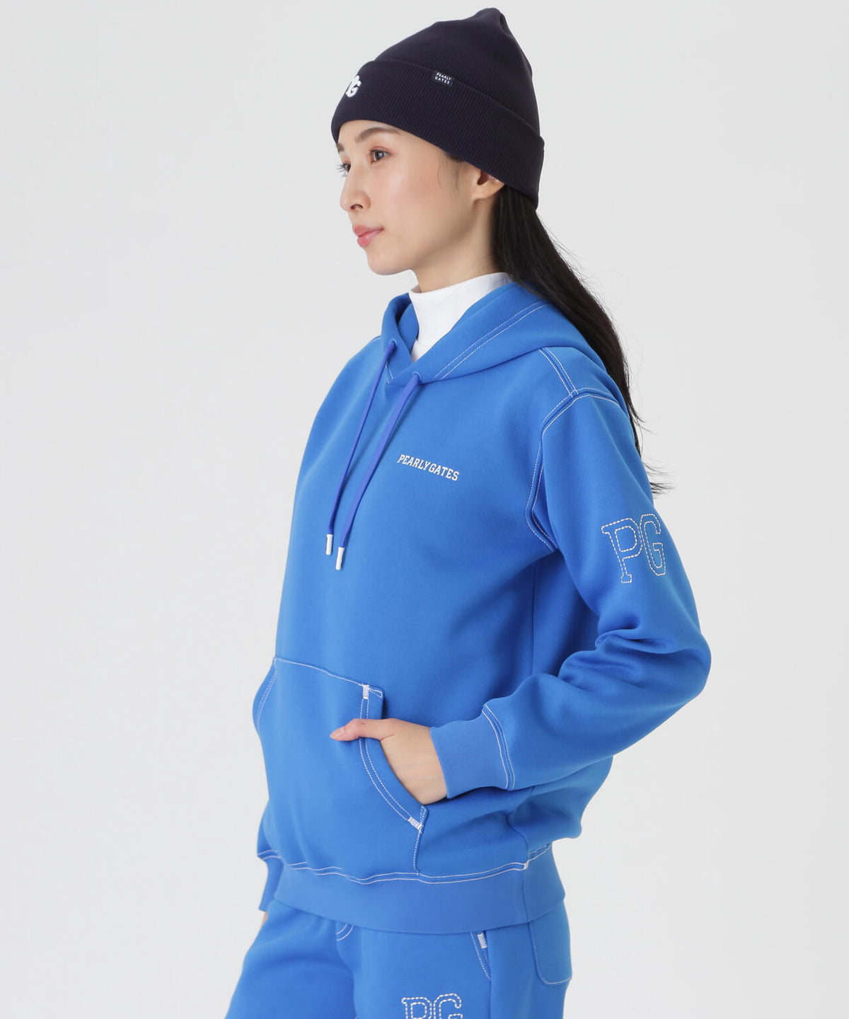 Pe/R変形ダンボールフーディプルオーバー (WOMENS)