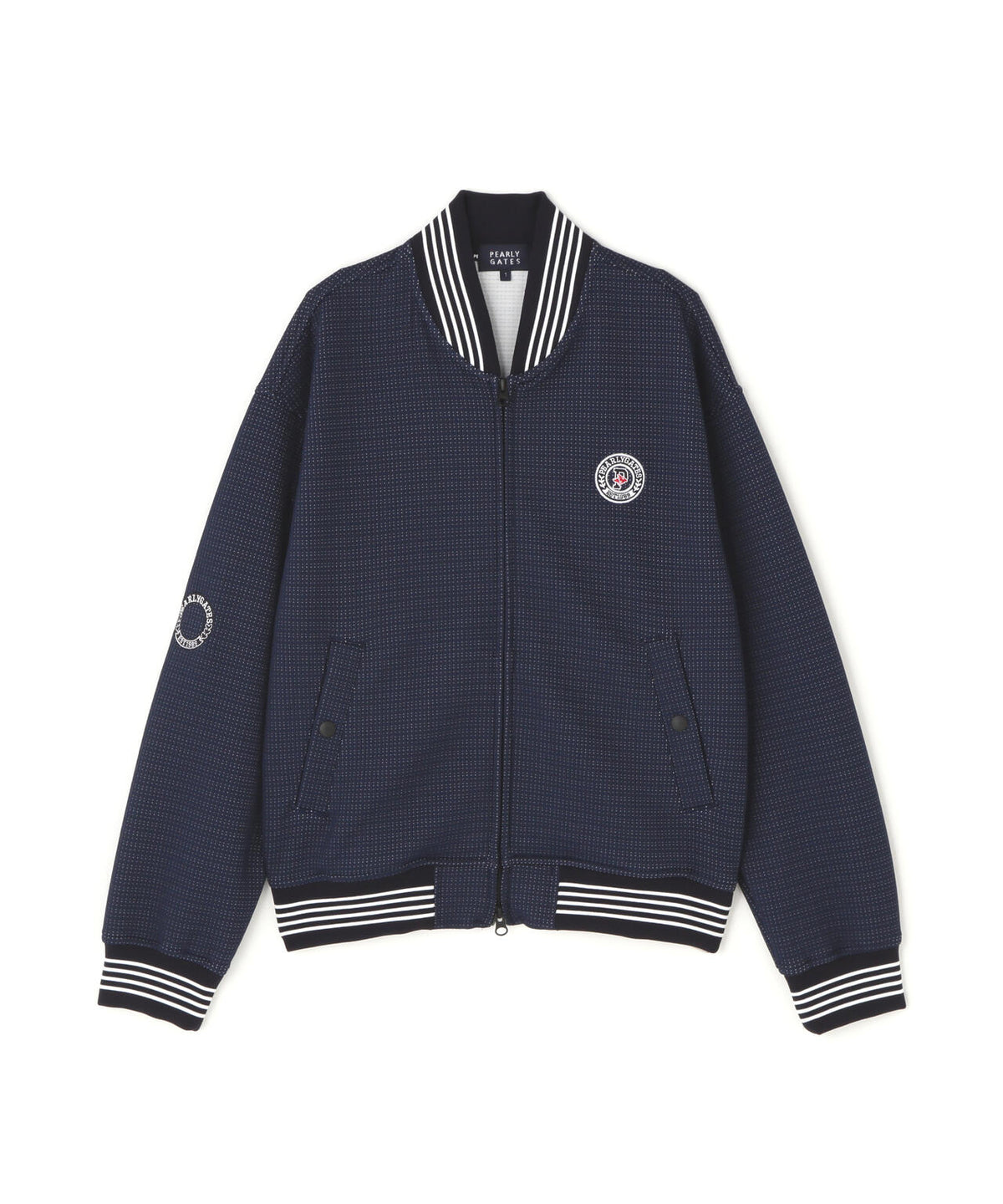 ステッチキルトジャガードカットブルゾン (WOMENS)