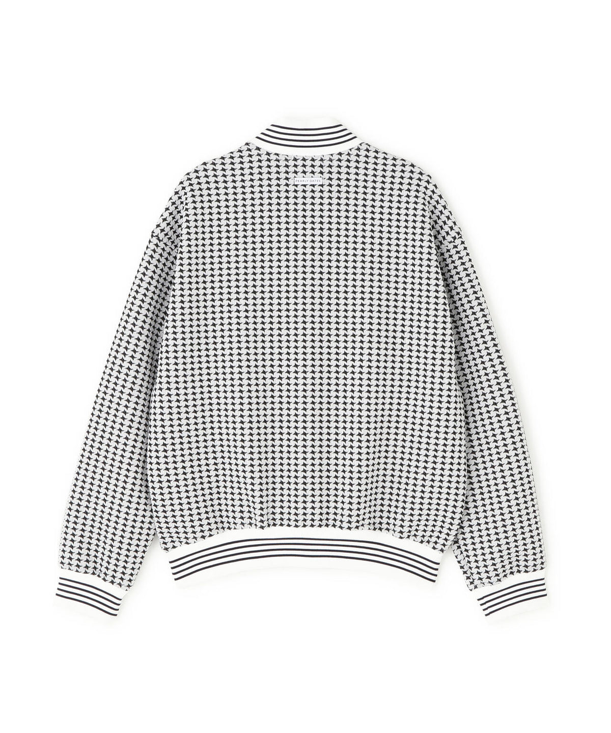 ステッチキルトジャガードカットブルゾン <手裏剣千鳥柄> (WOMENS)