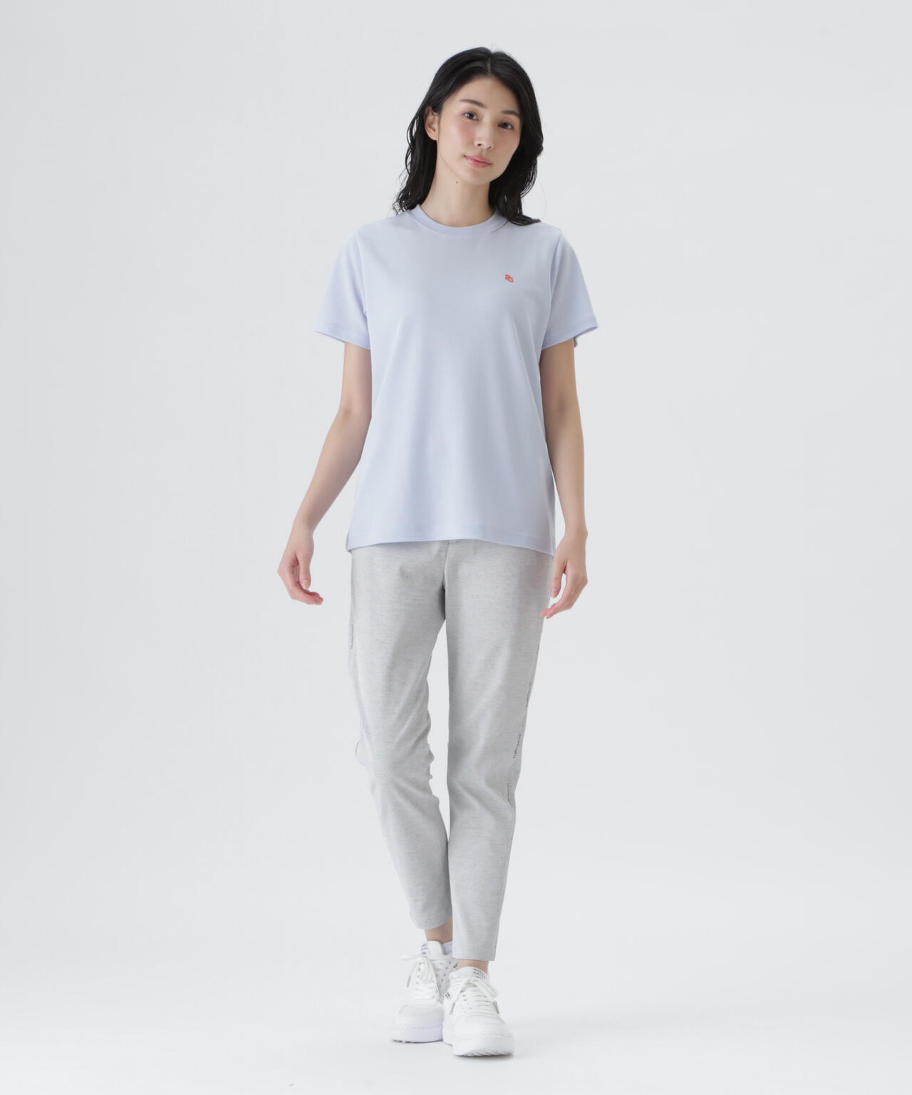麻調合繊半袖Tシャツ