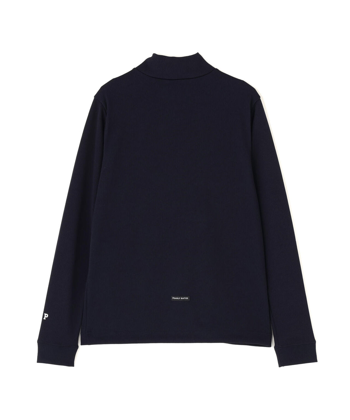接結針抜きダンボール長袖ハイネックカットソー (WOMENS)