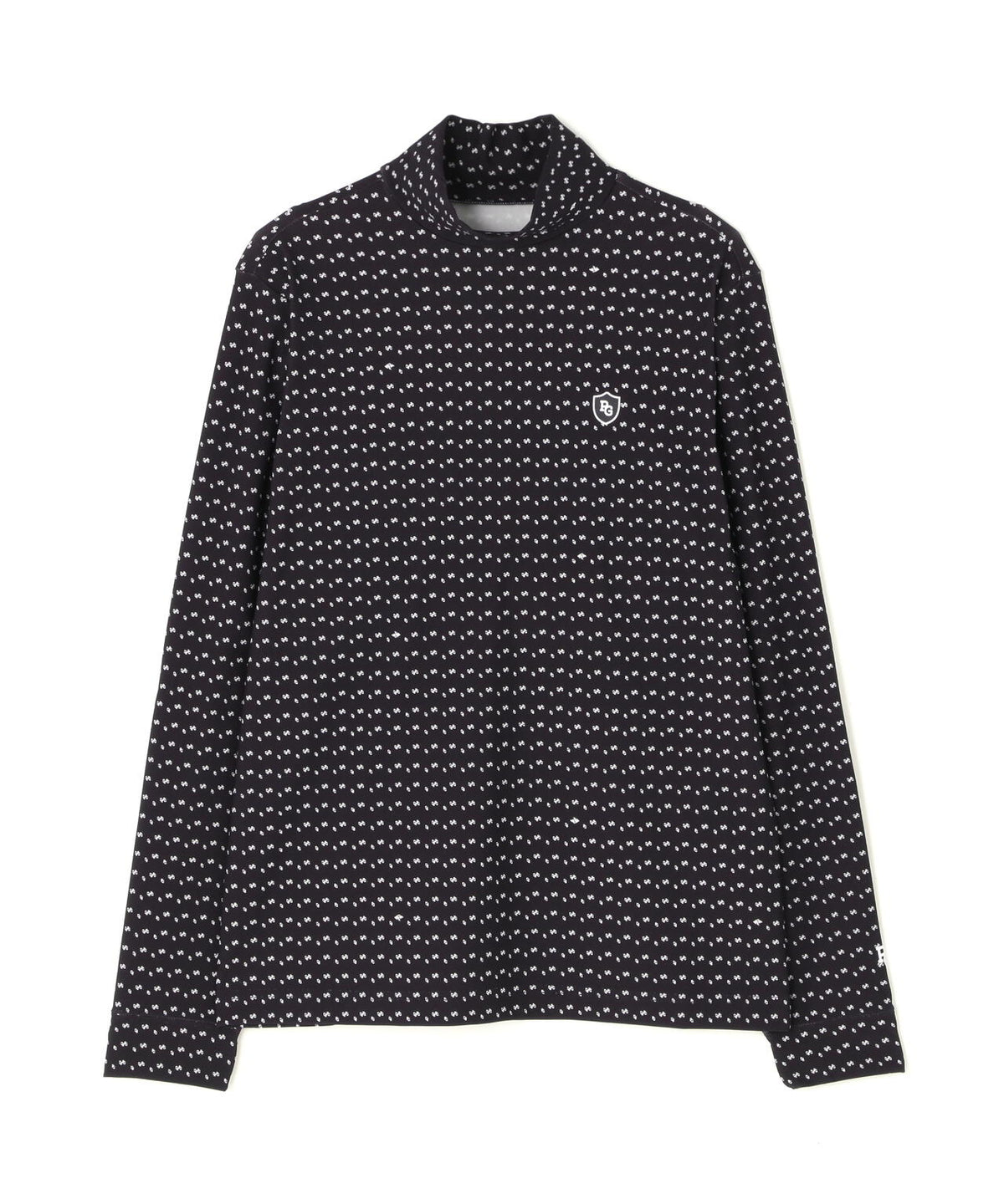 トゥルーボーテトリコットストレッチ長袖ハイネックカットソー <マイクロとびうさPG柄> (WOMENS)