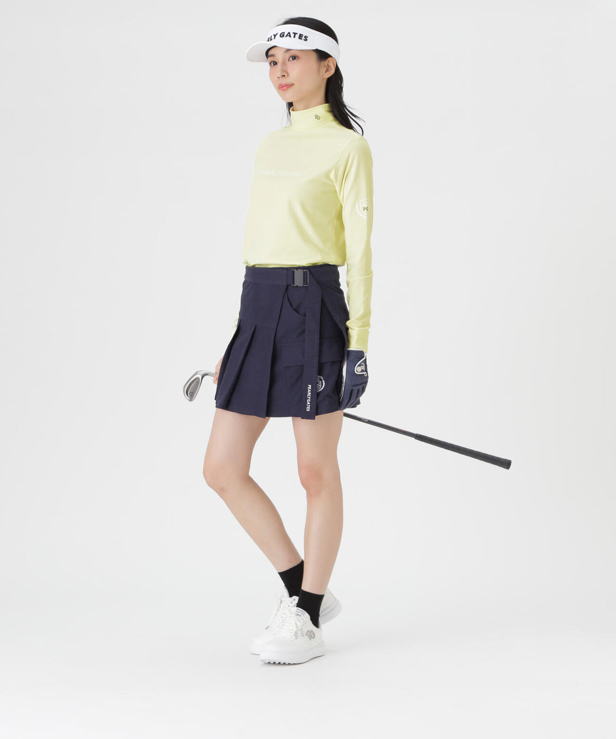 スーピマベア天長袖ハイネックカットソー (WOMENS)