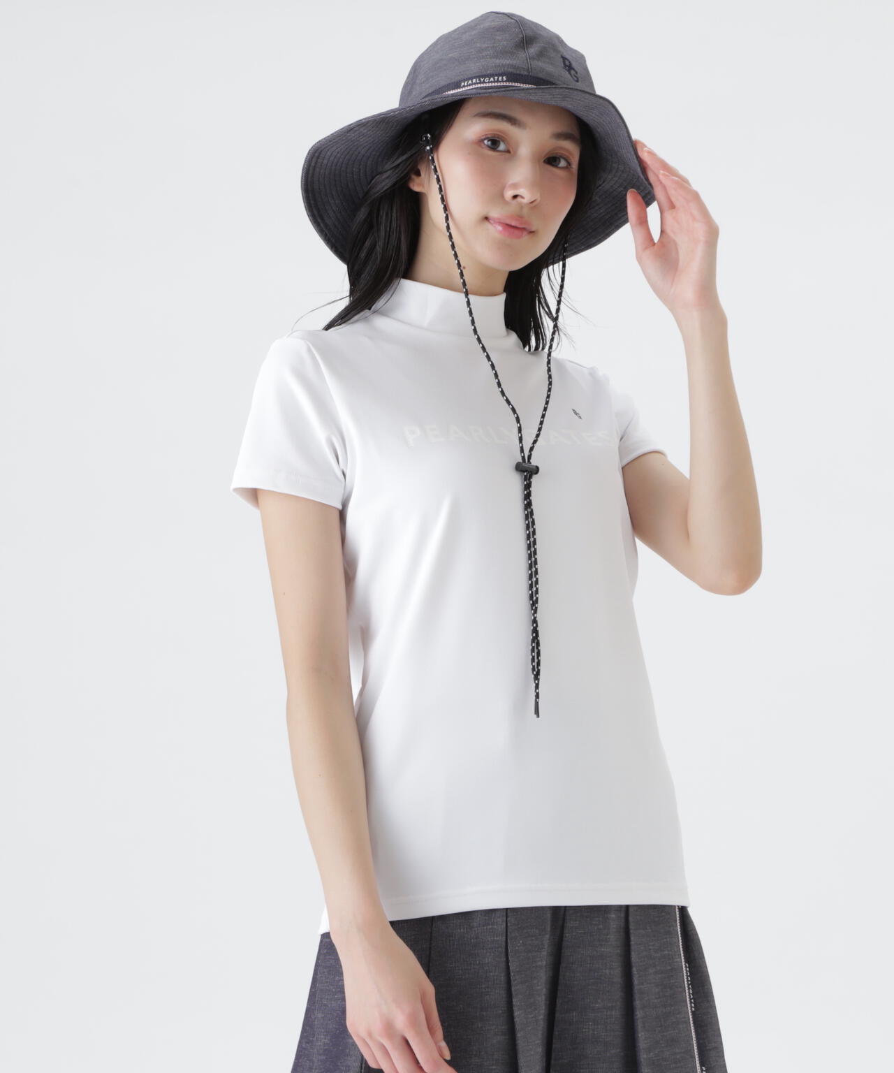 【PG is PG】 フルダルカノコ半袖ハイネックカットソー