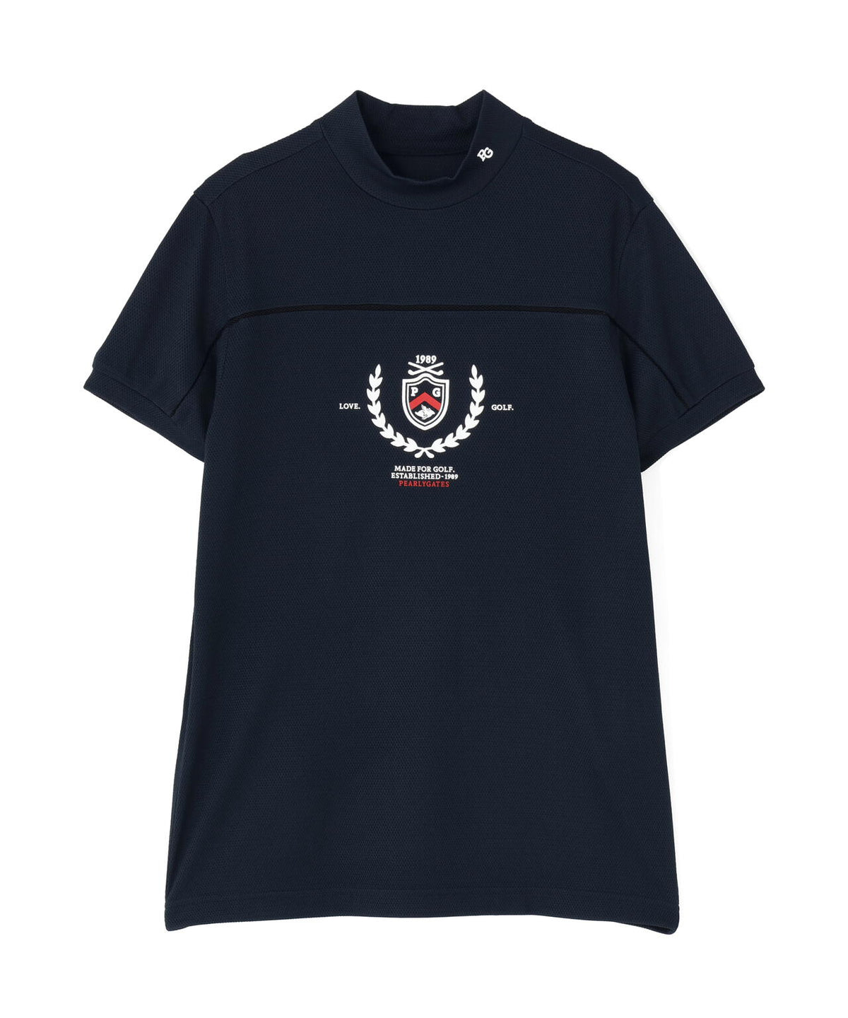 2WAYトリコット半袖ハイネックカットソー (WOMENS)