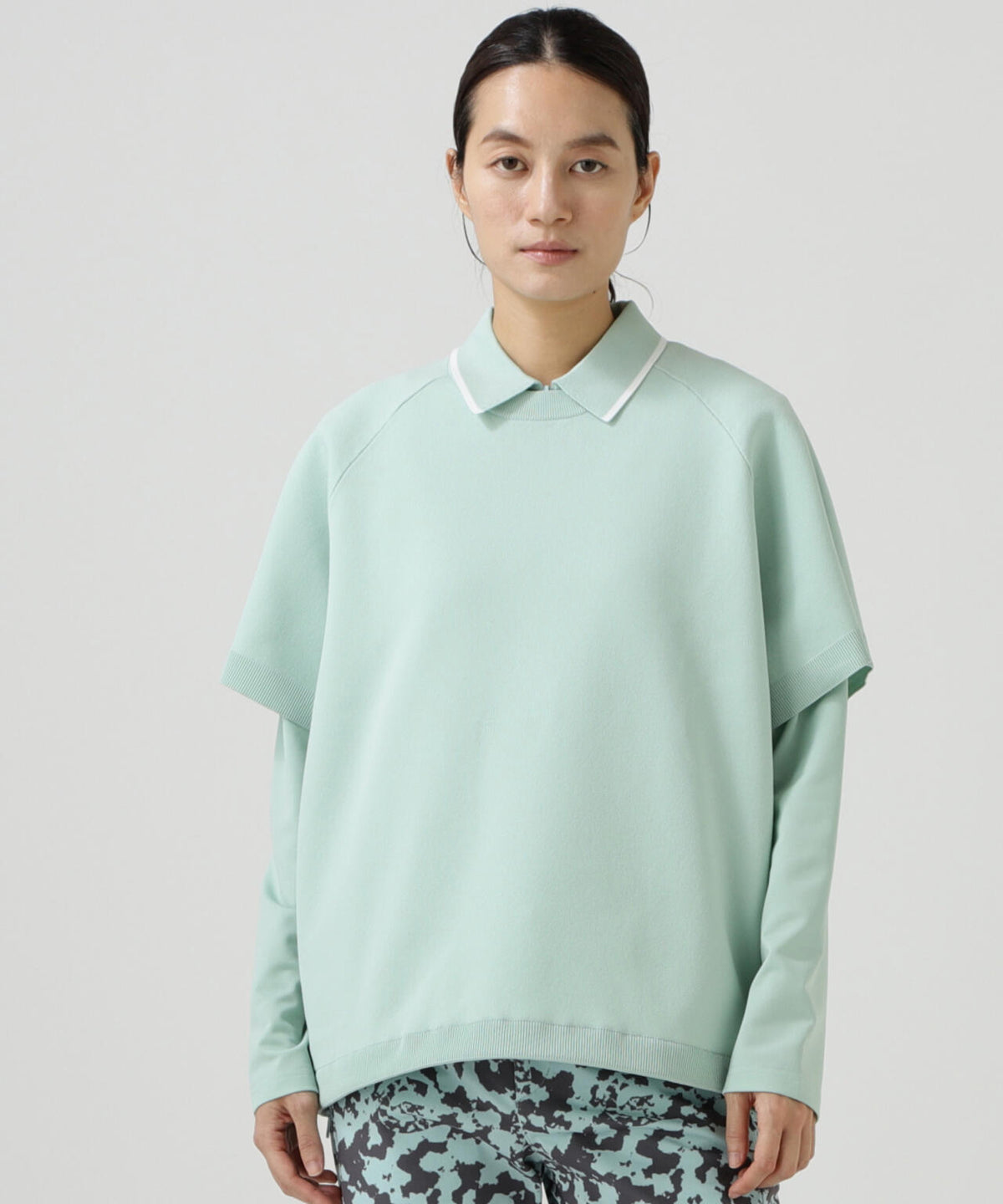 165cm/B:77cm/W:57cm/H:79cm 着用サイズ:1